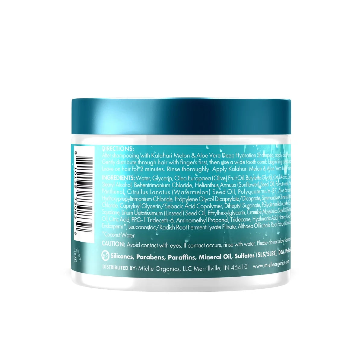Mielle Organics Kalahari Melon & Aloe Vera Deep Hydration 2-Minute Deep Conditioner - 12 fl oz