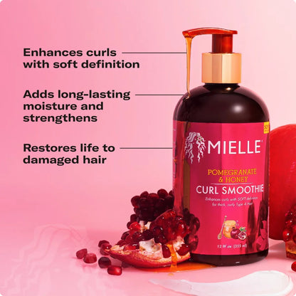 Mielle Organics Pomegranate & Honey Curl Smoothie - 12 fl oz
