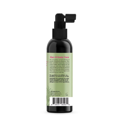 Mielle Organics Rosemary Mint Scalp & Edge Cleansing Hair Oil - 4 fl oz: Paraben-Free, Sulfate-Free, Textured Hair