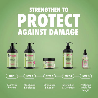 Mielle Organics Rosemary Mint Light Scalp & Hair Strengthening Oil - 2 fl oz: Paraben-Free, Sulfate-Free, Daily Use, Textured & All Hair Types
