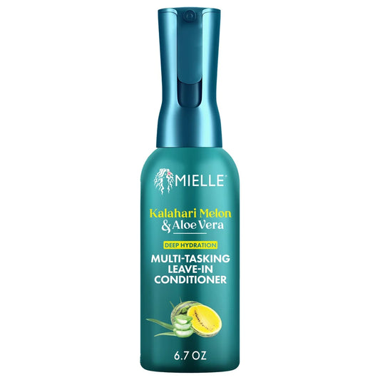 Mielle Organics Kalahari Melon & Aloe Vera Deep Hydration Multi-Tasking Leave-In Conditioner - 6.7 fl oz: Cream, Daily Use
