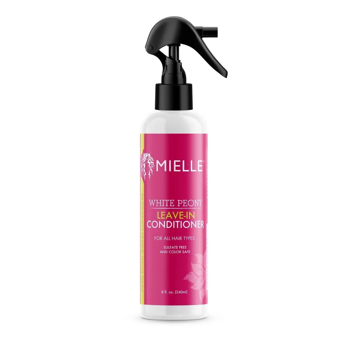 Mielle Organics White Peony Leave-In Conditioner - 8 fl oz: Sulfate-Free for Textured & All Hair Types, Floral Scent