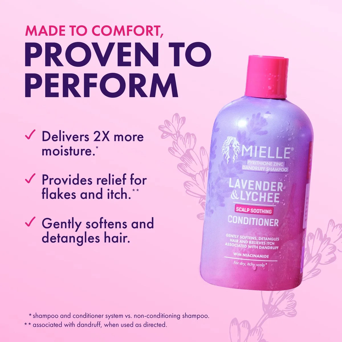 Mielle Organics Lavender & Lychee Scalp Soothing Conditioner - 12 fl oz