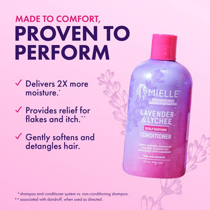 Mielle Organics Lavender & Lychee Scalp Soothing Conditioner - 12 fl oz