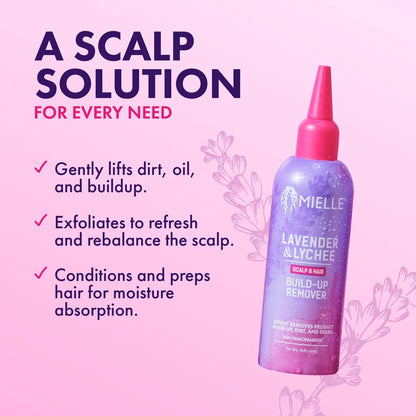 Mielle Organics Scalp Soothing Prewash - Lavender & Lychee - 4 fl oz: For Textured Hair, Liquid Hair Treatment, Soothing