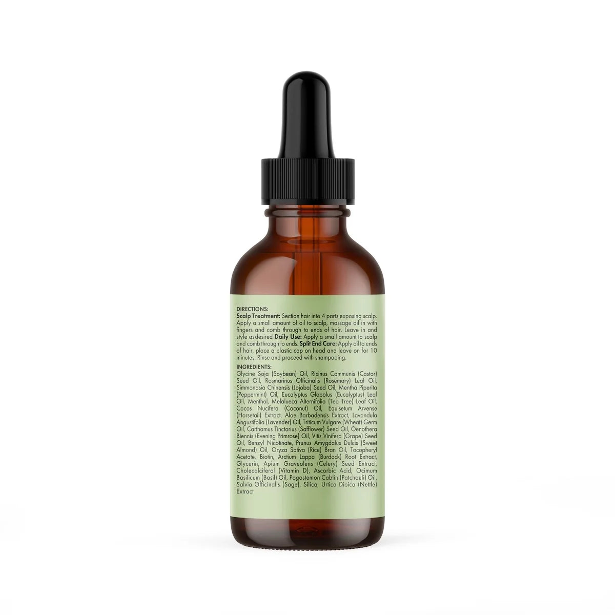 Mielle Organics Rosemary Mint Scalp & Strengthening Hair Oil  - 2 fl oz: Phthalate-Free, Paraben-Free, For All Hair Types