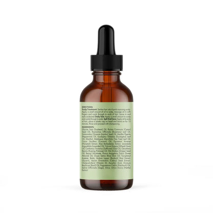 Mielle Organics Rosemary Mint Scalp & Strengthening Hair Oil  - 2 fl oz: Phthalate-Free, Paraben-Free, For All Hair Types