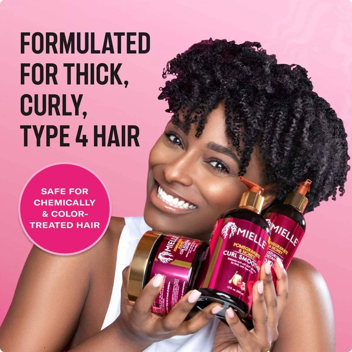 Mielle Organics Pomegranate & Honey 12 fl oz Curl Smoothie + Leave-In Conditioner