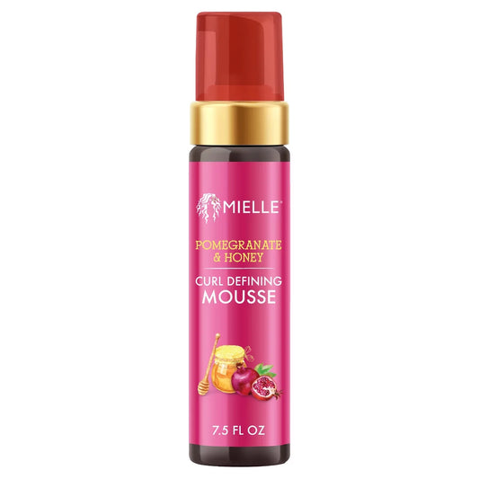 Mielle Organics Pomegranate and Honey Curl Defining Mousse with Hold - 7.5 fl oz: For Dry Hair