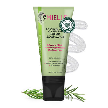 Mielle Organics Rosemary Mint Clarifying Sugar Scalp Scrub - 6oz