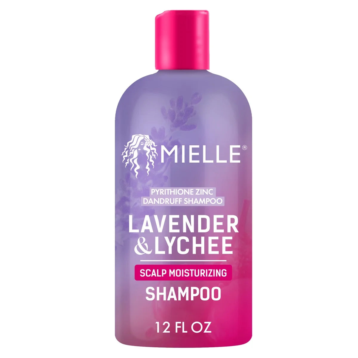 Mielle Organics Scalp Soothing Shampoo - Lavender & Lychee - 12 fl oz: For Textured Hair, Liquid Formula