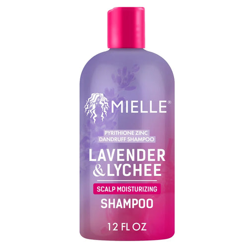 Mielle Organics Scalp Soothing Shampoo - Lavender & Lychee - 12 fl oz: For Textured Hair, Liquid Formula