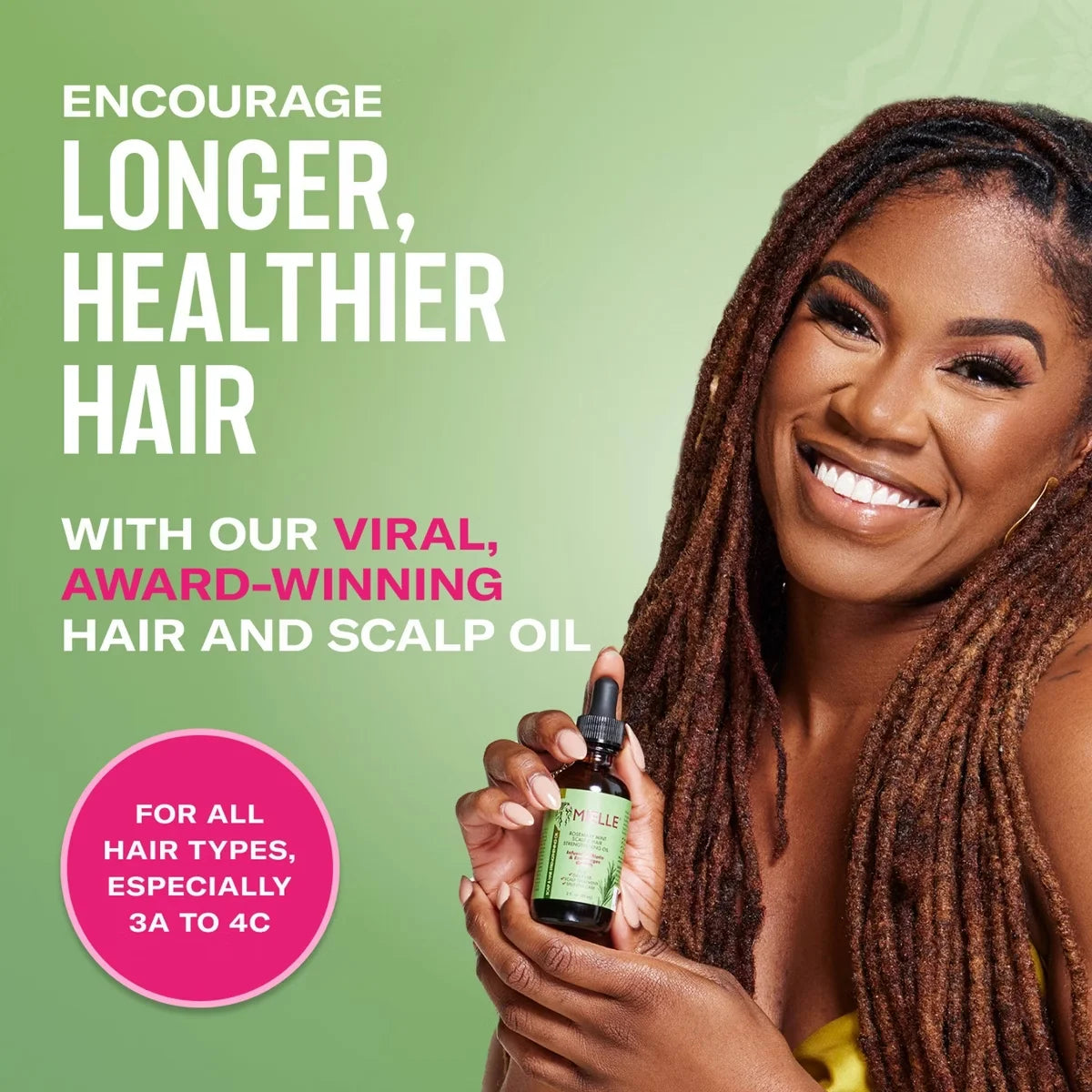 Mielle Organics Rosemary Mint 12oz Strengthening Hair Masque + 2 fl oz Scalp & Strengthening Hair Oil