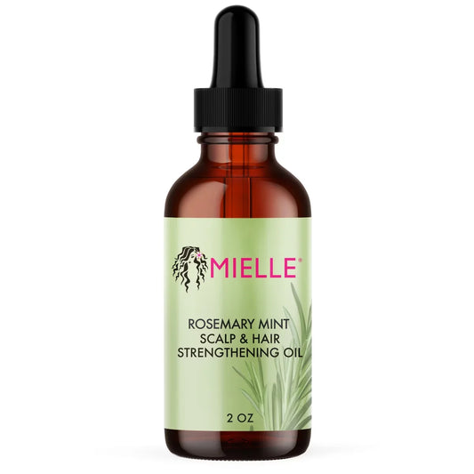Mielle Organics Rosemary Mint Scalp & Strengthening Hair Oil  - 2 fl oz: Phthalate-Free, Paraben-Free, For All Hair Types