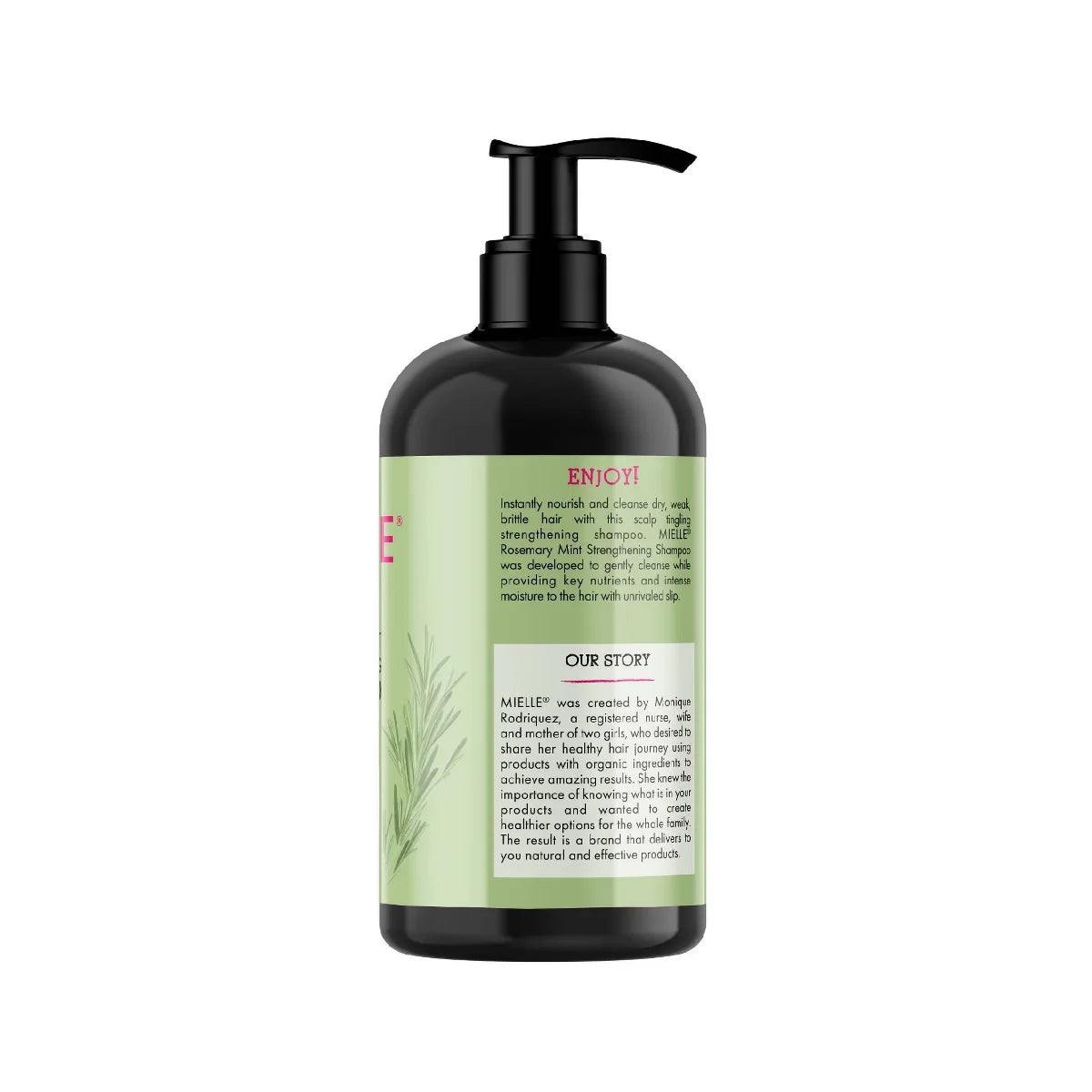Mielle 2 Pack/12fl oz Organics Rosemary Mint Strengthening Shampoo