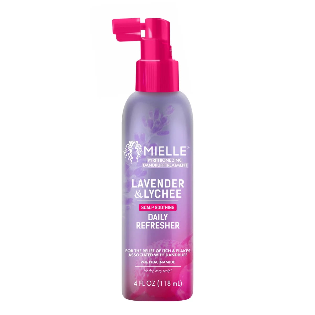 Mielle Organics Lavender & Lychee Scalp Lightweight Soothing Scalp and Hair Refresher - 4 fl oz