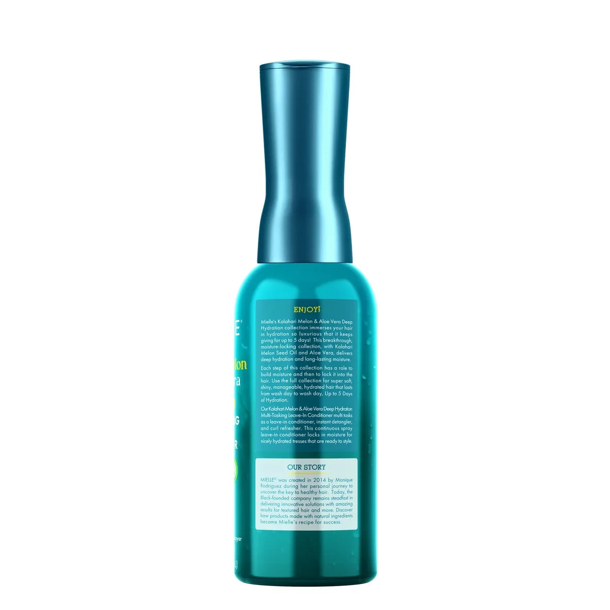 Mielle Organics Kalahari Melon & Aloe Vera Deep Hydration Multi-Tasking Leave-In Conditioner - 6.7 fl oz: Cream, Daily Use