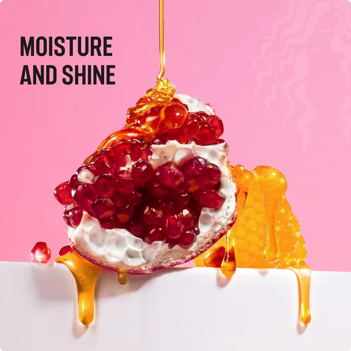 Mielle Organics Pomegranate & Honey Leave-In Conditioner - 12 fl oz: For Textured & All Hair Types, Cream Form