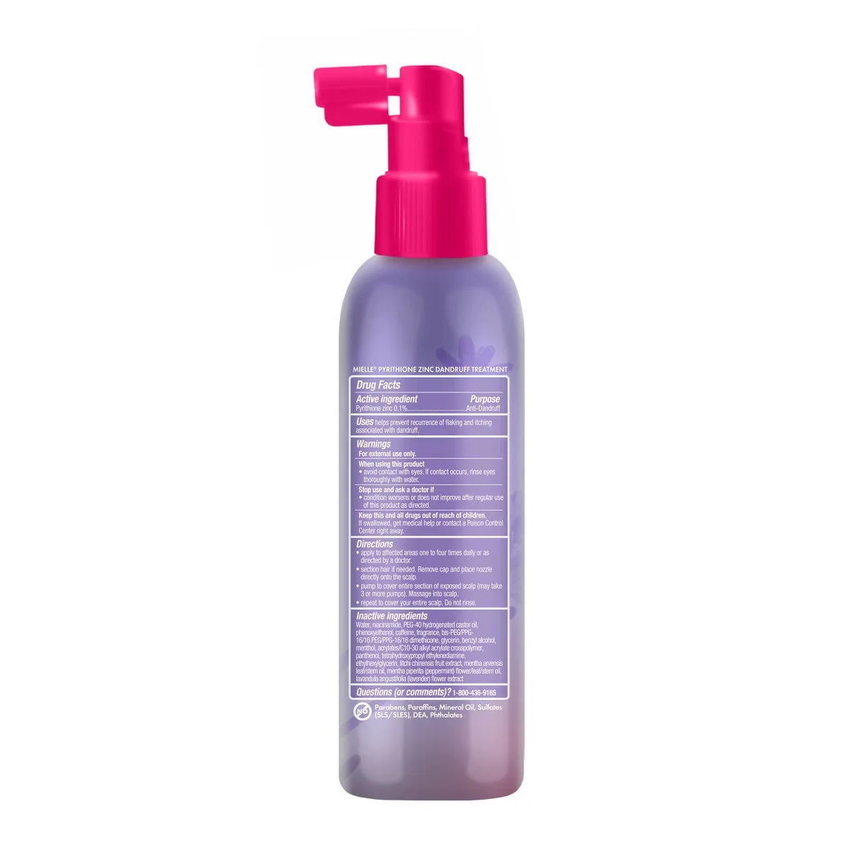Mielle Organics Lavender & Lychee Scalp Lightweight Soothing Scalp and Hair Refresher - 4 fl oz