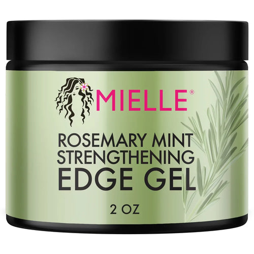 Mielle Organics Rosemary Mint Strengthening Edge Gel - 2oz: For Textured & Curly Hair, Paraben-Free