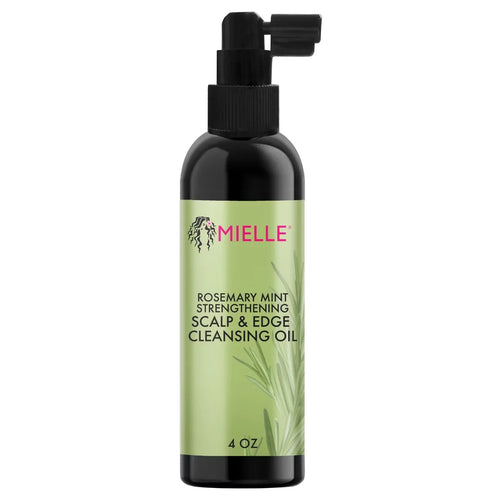 Mielle Organics Rosemary Mint Scalp & Edge Cleansing Hair Oil - 4 fl oz: Paraben-Free, Sulfate-Free, Textured Hair