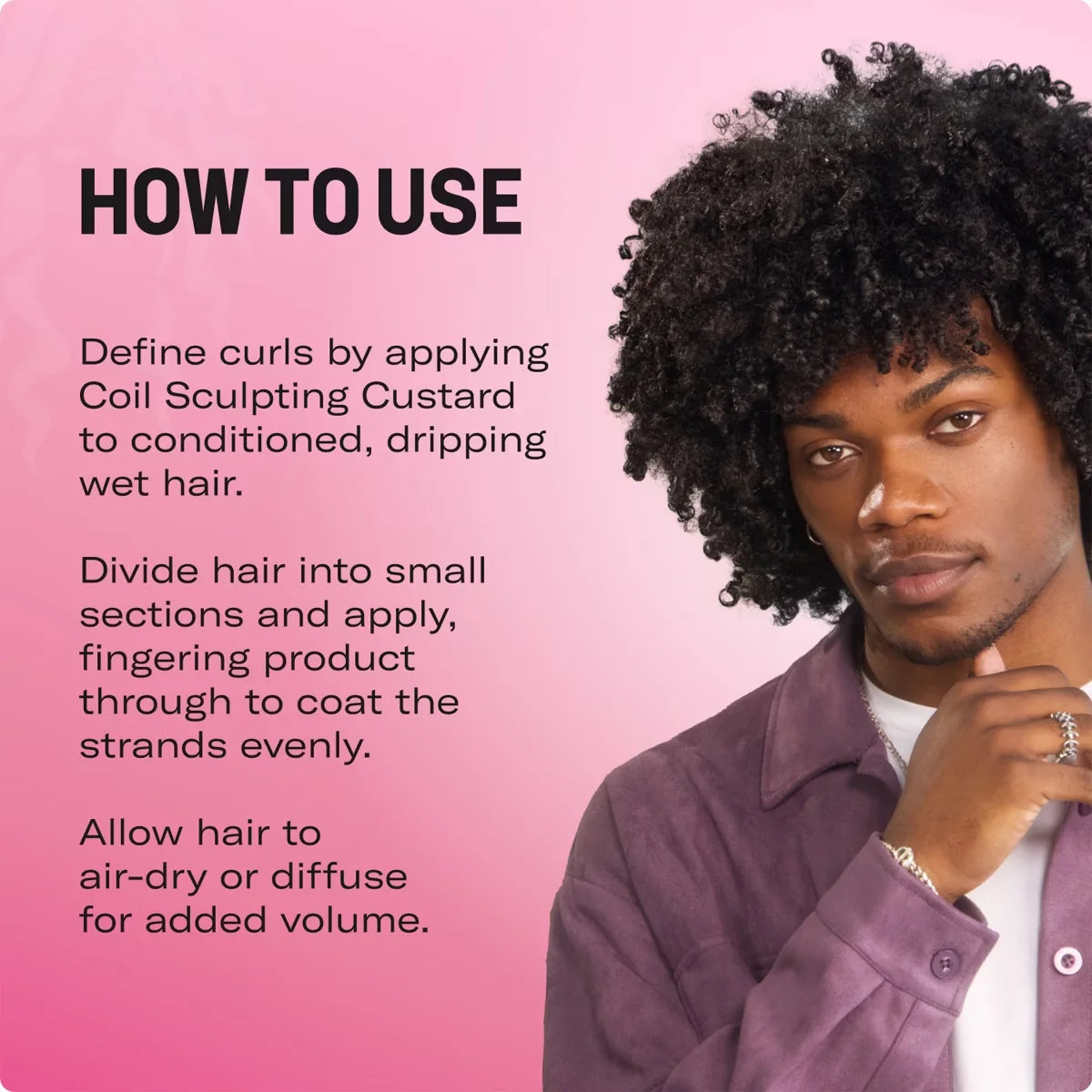 Mielle Organics Pomegranate & Honey Coil Sculpting Custard - 12oz: Texturizing Hair Treatment, Cream Form, For Curly Hair