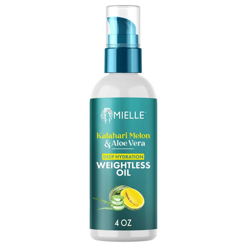 Mielle Organics Kalahari Melon & Aloe Vera Deep Hydration Weightless Oil - 4 fl oz: Curl Enhancing, For Textured Hair, Daily Use