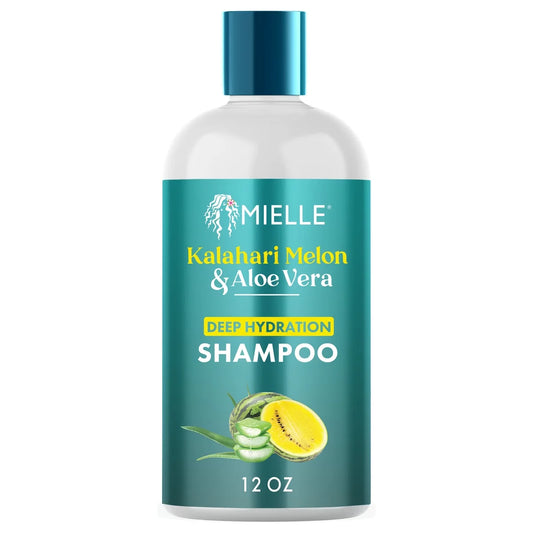 Mielle Organics Kalahari Melon & Aloe Vera Deep Hydration Shampoo - 12 fl oz: Cream, Daily Use, Basic Cleansing, Strengthening
