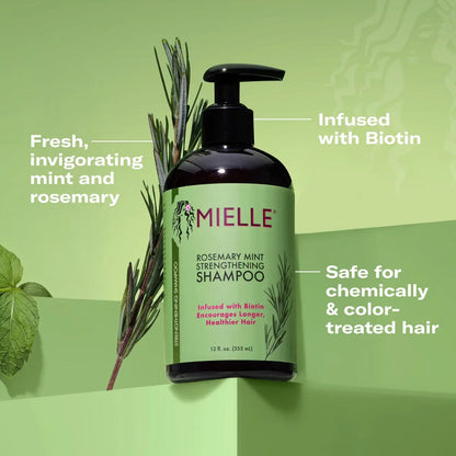 Mielle Organics Rosemary Mint Strengthening Shampoo - 12 fl oz