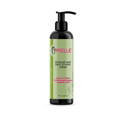 Mielle Organics Rosemary Mint Multi-Vitamin Daily Styling Creme - 8 fl oz: Paraben-Free, Sulfate-Free, Textured Hair