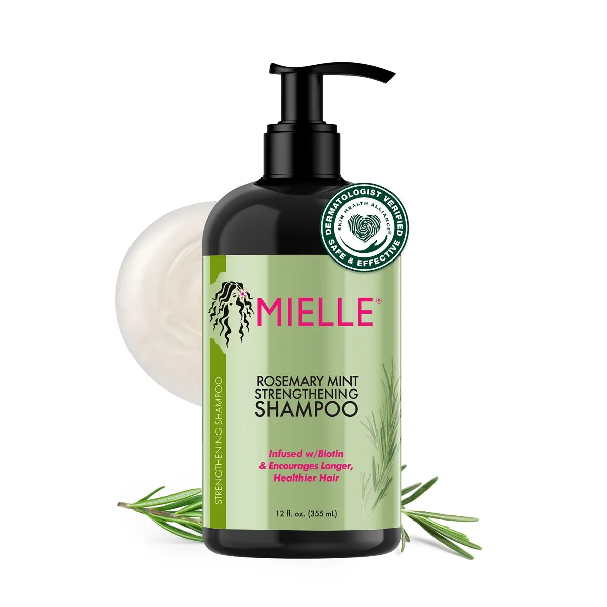 Mielle Organics Rosemary Mint Strengthening Shampoo - 12 fl oz