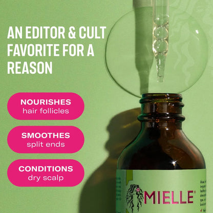 Mielle Organics Rosemary Mint 12oz Strengthening Hair Masque + 2 fl oz Scalp & Strengthening Hair Oil