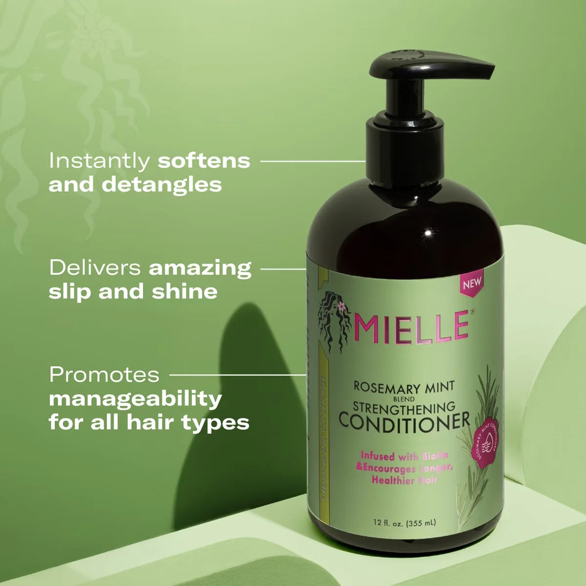 Mielle Organics Rosemary Mint Strengthening Shampoo & Conditioner
