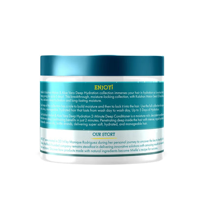 Mielle Organics Kalahari Melon & Aloe Vera Deep Hydration 2-Minute Deep Conditioner - 12 fl oz